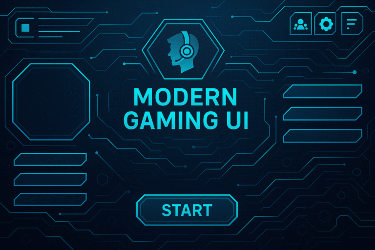 Modern Gaming Interface – NP Modz APK Mod Menu Visual Theme