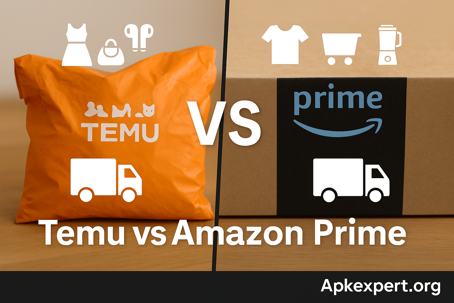 Comparison of Temu and Amazon Prime delivery and products