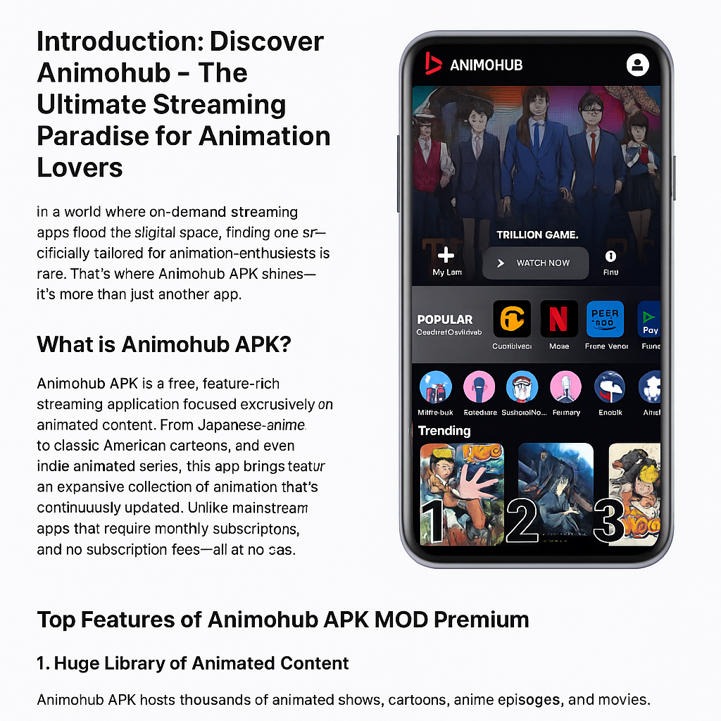 Animohub APK APP Download MOD Premium Latest Version