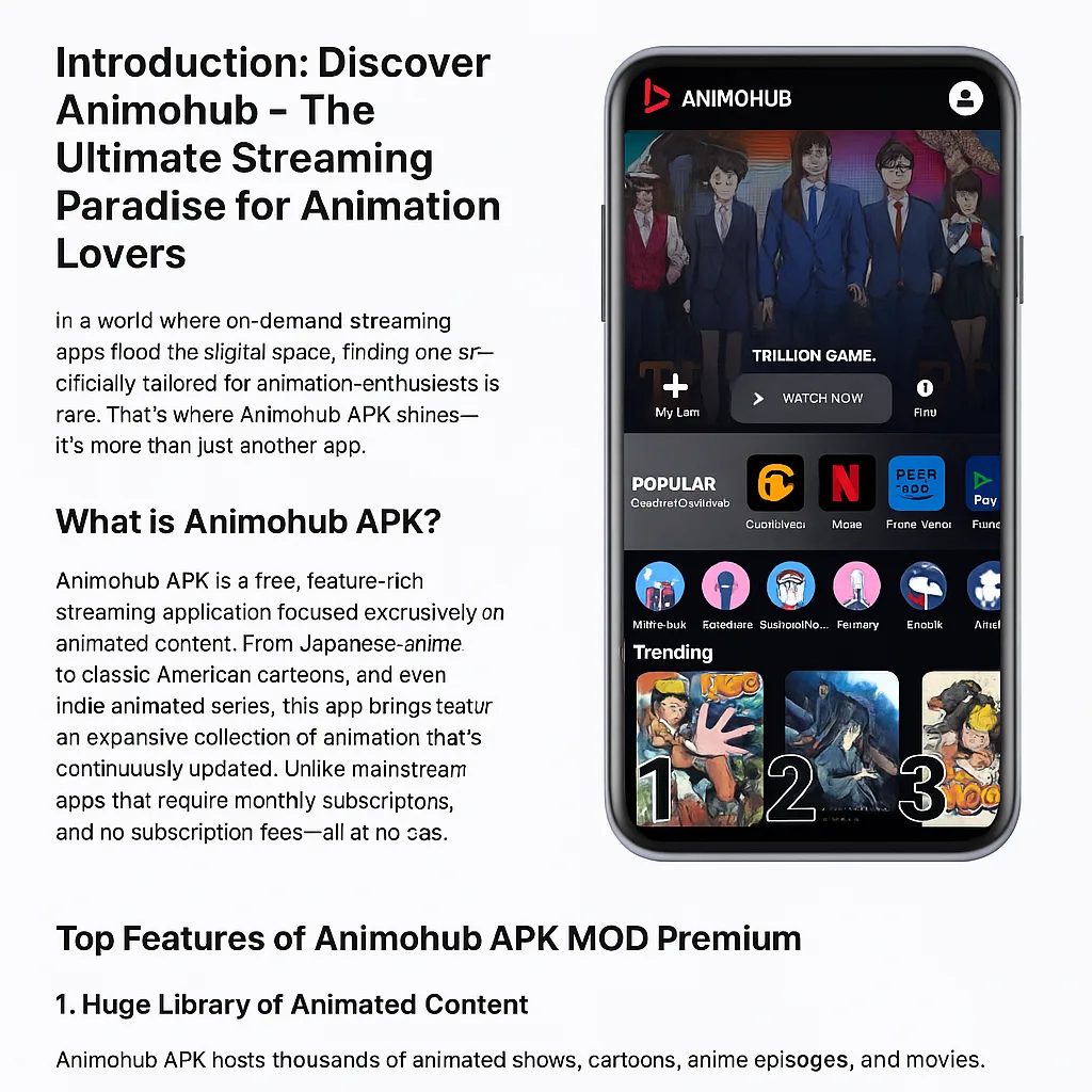 Animohub APK APP Download MOD Premium Latest Version