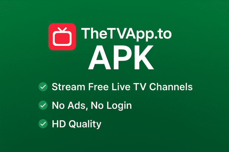 TheTVApp.to APK – Free Live TV Channels on Android (No Ads, No Login)