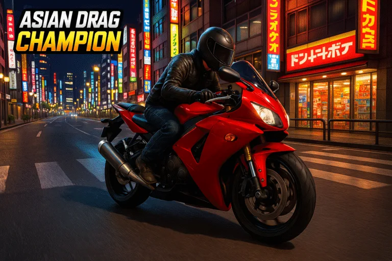 Asian Drag Champion MOD APK (Unlimited Money) – Race Superbikes Across Asia’s Iconic Citie