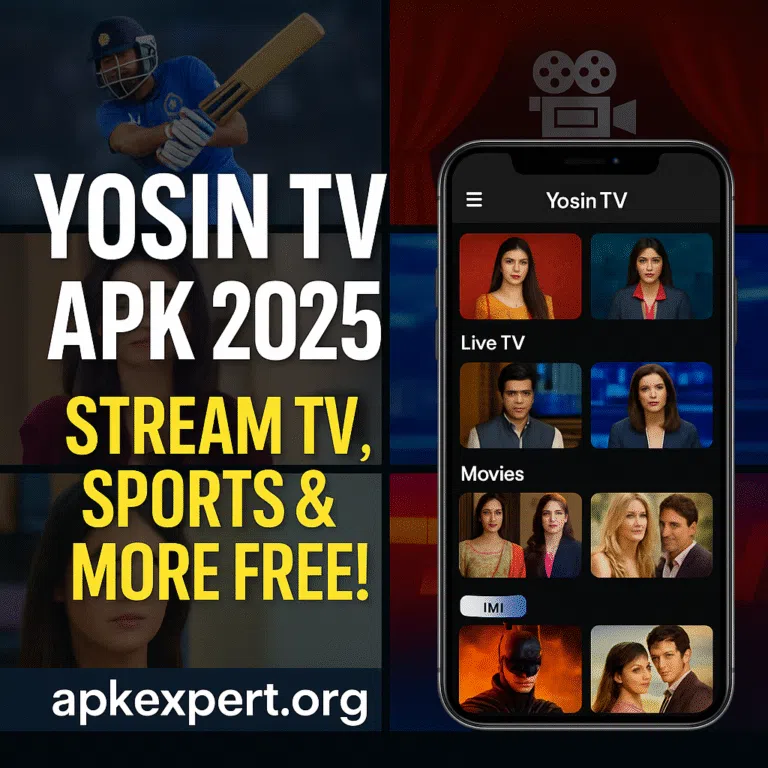 Download Yosin TV APK (Latest 2025) – Free Live TV & Movies