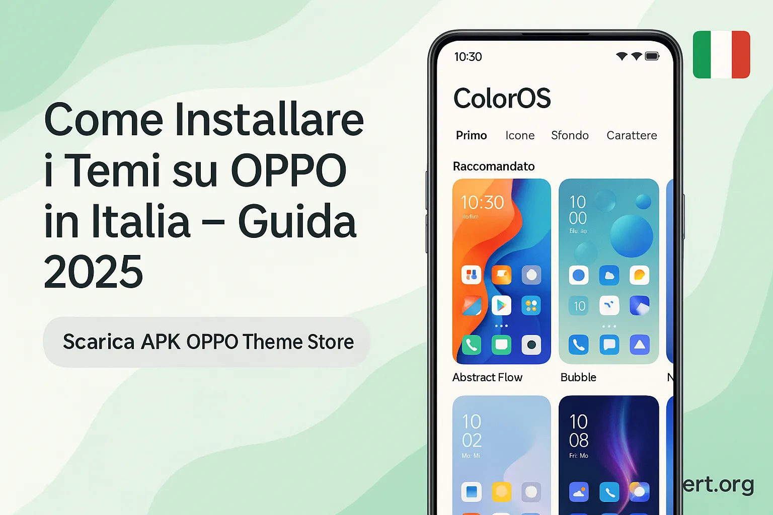 Come Installare Temi OPPO in Italia (APK Theme Store 2025)