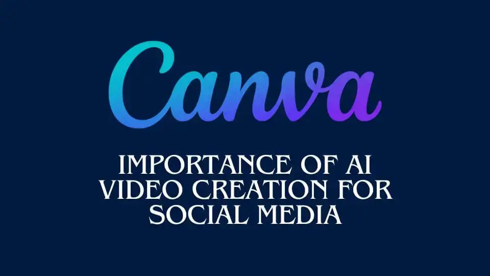 Importance of AI video creation for social media