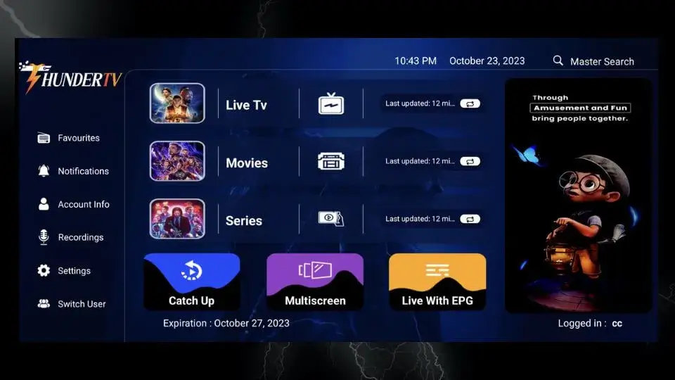 Introduction of Thunder Tv APK