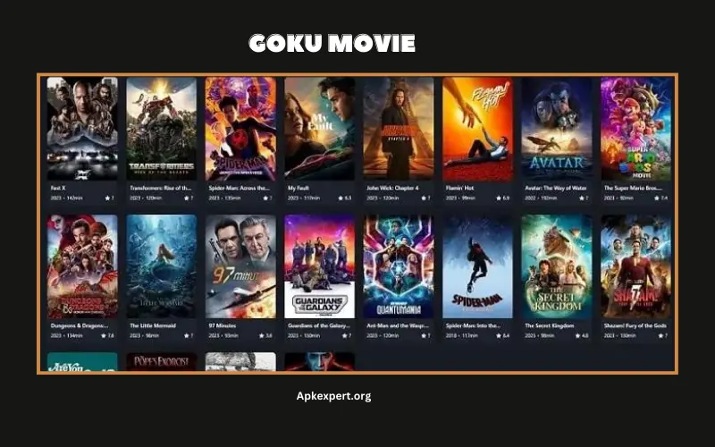 Key Features Goku Movie App