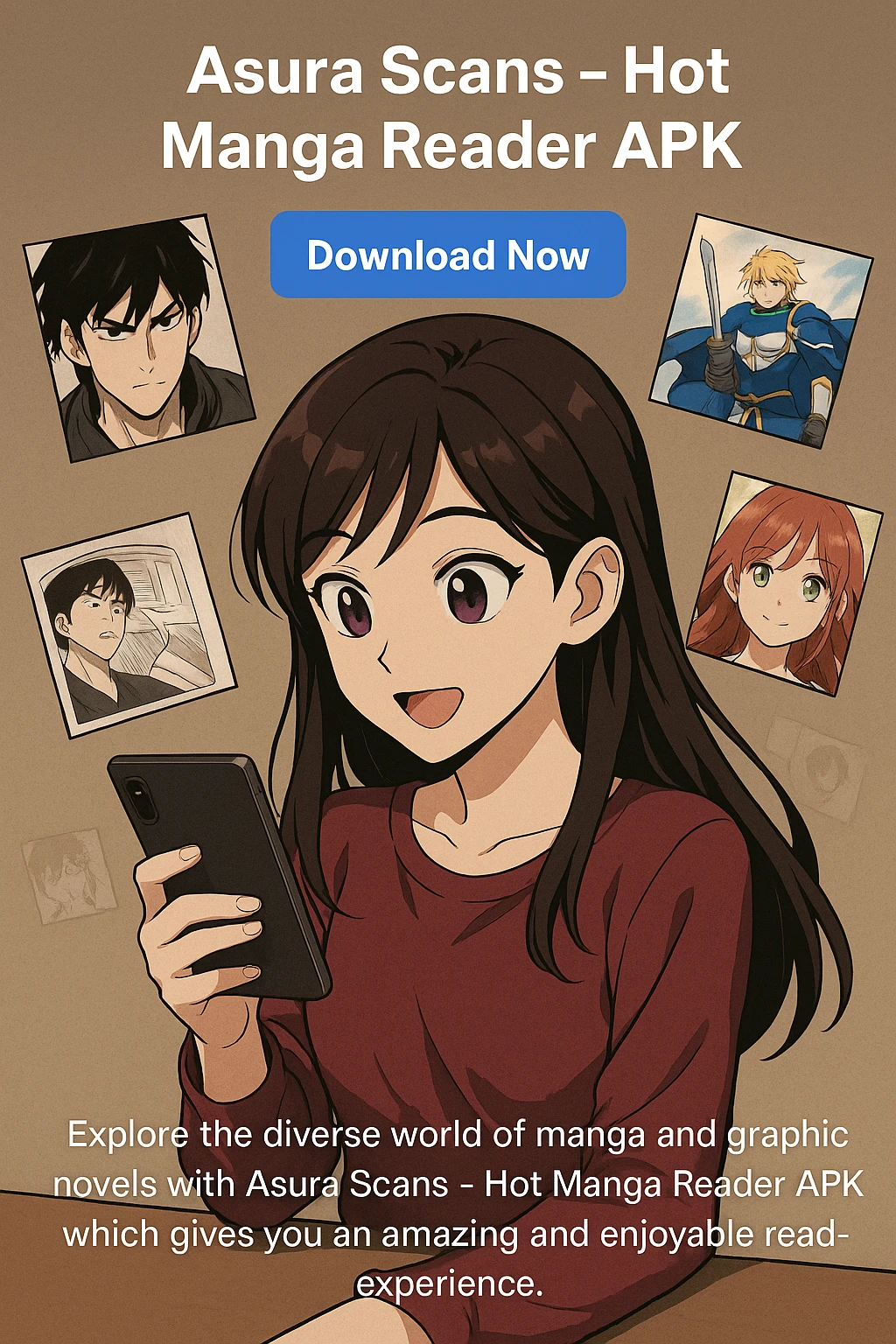 Download Asura Scans APK to enjoy unlimited manga and manhwa for free. Safe, fast, and ad-free reading from ApkExpert.org.